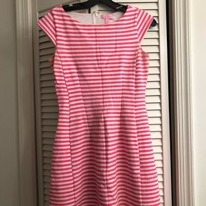 Striped Lilly Pulitzer capped sleeve dress